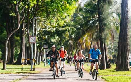 Singapura: Visita de bicicleta aos destaques da cidade do Leão
