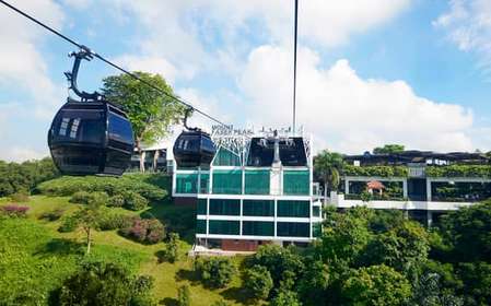 Cingapura: bilhete Sky Pass para o teleférico de Sentosa