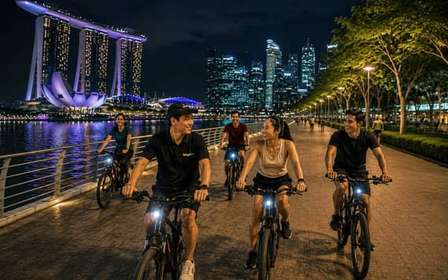 Cingapura: Marina Bay Night Tour de bicicleta