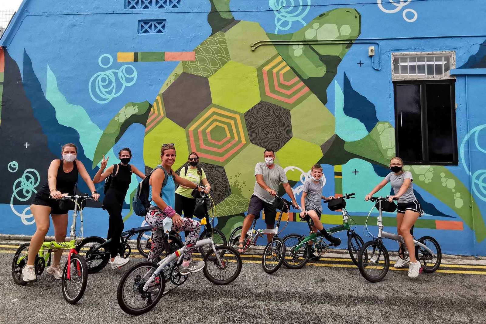 Singapura: Tour gastronómico e de bicicleta: Distrito de Katong