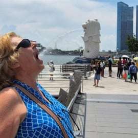 3 horas em Singapura: excursão a pé pelo distrito cívico e Marina Bay