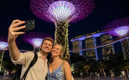 Jantar em Singapura com Rhapsody, Spectra e Cruzeiro