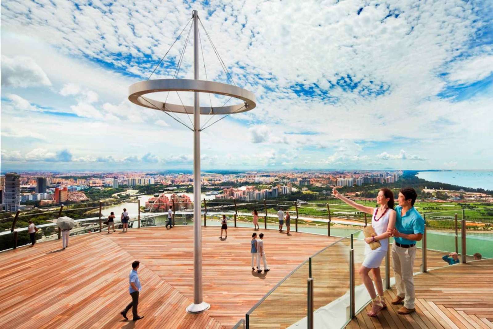 Singapura: Mirante Sands SkyPark e Buffet Rise
