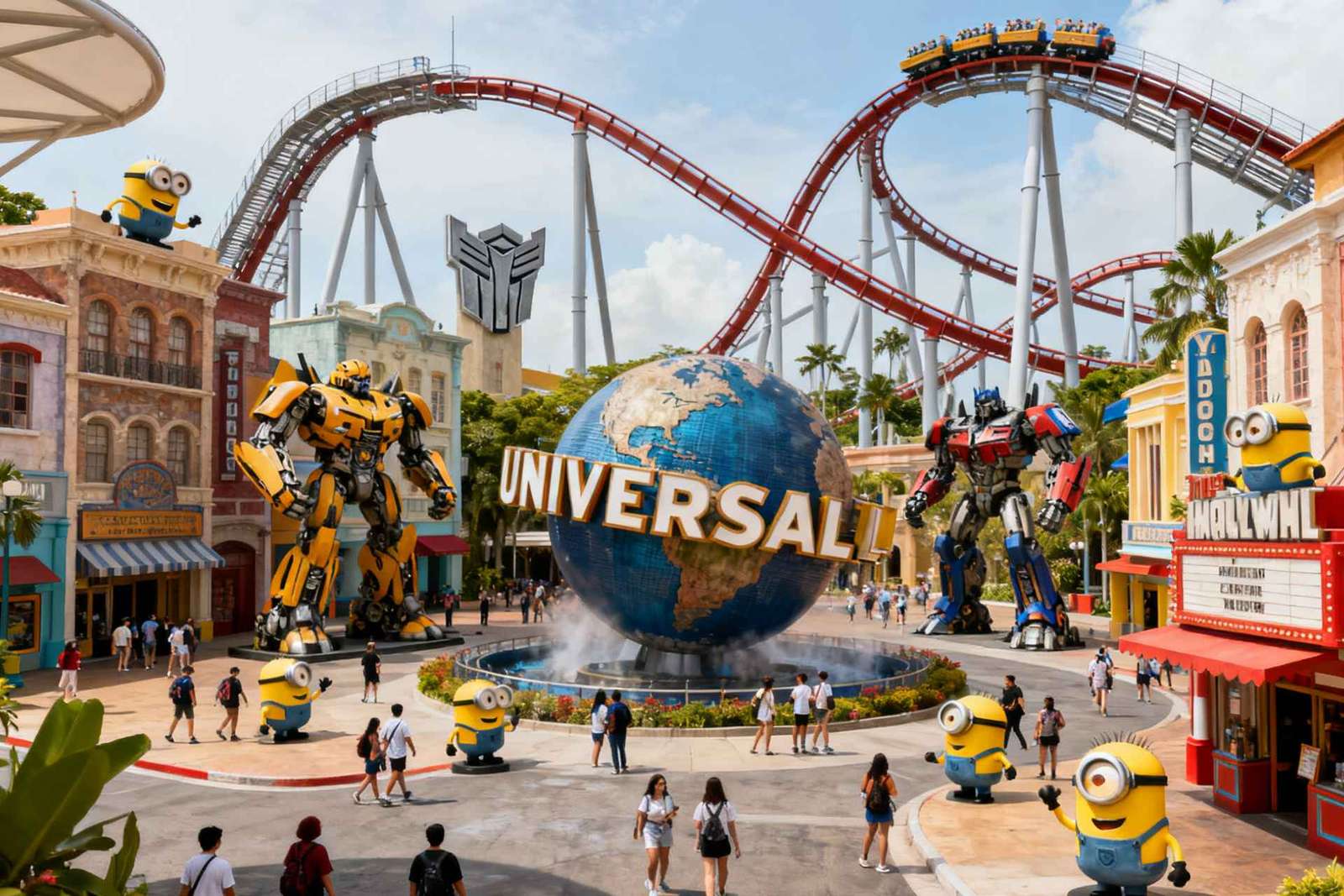 Singapura: entrada nos Universal Studios com transporte privado