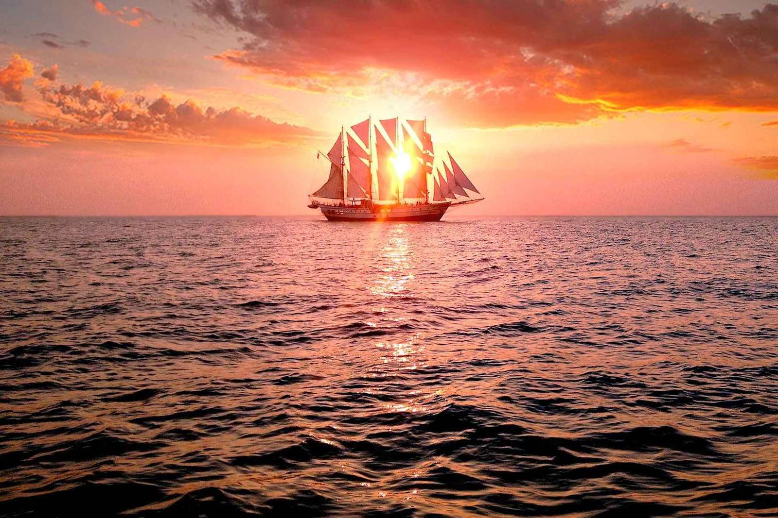 Cingapura: Cruzeiro em um navio alto ao pôr do sol com refeição de 4 pratos
