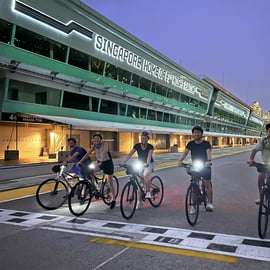 Cingapura: Marina Bay Night Tour de bicicleta