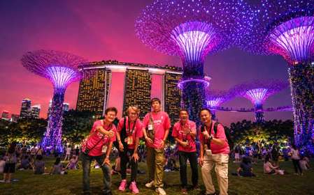 Cruzeiro pelo rio Singapura, Garden Rhapsody noturno e espetáculo Spectra