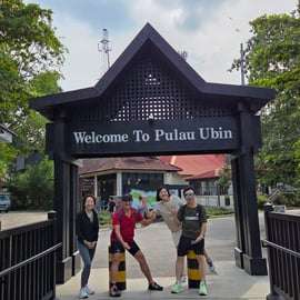 Singapura: Excursão de Bicicleta em Pulau Ubin com Passeio de Barco e Comida