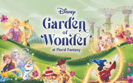 Em Singapura: Disney Garden of Wonder no Floral Fantasy