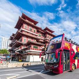 Singapura: Tour de ônibus hop-on hop-off em Singapura