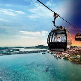 Singapura: Passeio de bondinho com o espetáculo Wings of Time