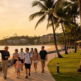 Ilha Sentosa: do forte britânico ao paraíso tropical
