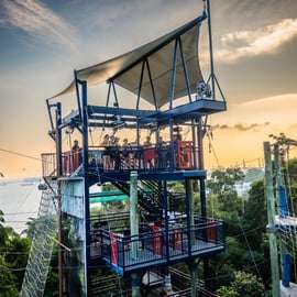 Faz o teu trabalho em Singapura: Mega Adventure Zipline
