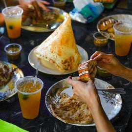 Singapura: Tour guiado de comida de rua à noite