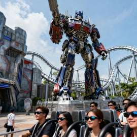 Singapura: entrada nos Universal Studios com transporte privado