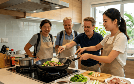 Vida local em Singapura: mercado, culinária local, bate-papo com chá