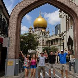 Passeio a pé de 4 horas por Chinatown, Little India e Arab Street
