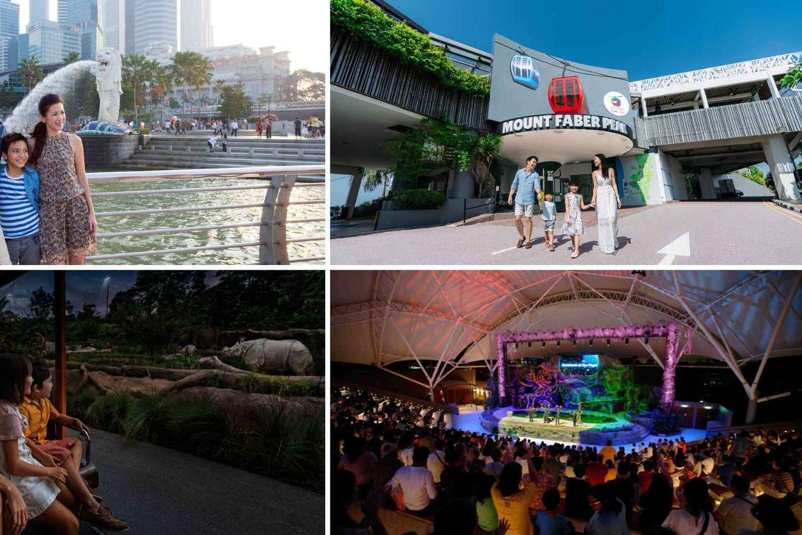 Passeio de meio dia pela cidade com tour guiado no Night Safari