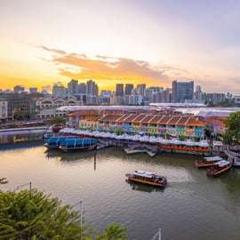 Cruzeiro pelo rio Singapura, Garden Rhapsody noturno e espetáculo Spectra