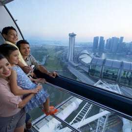 Singapura: Bilhete de admissão do Singapore Flyer
