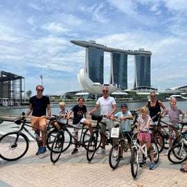 Singapura: Excursão histórica de meio dia em bicicleta