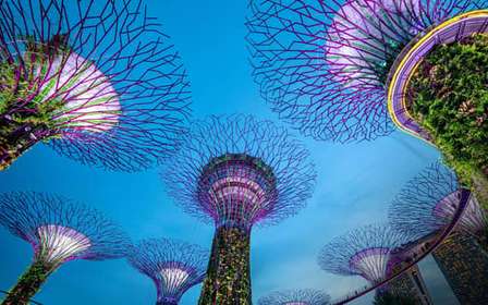 Passeio noturno pela Marina Bay de Singapura com o espetáculo Spectra & Rhapsody