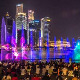 Cruzeiro fluvial noturno guiado com Garden Rhapsody e Spectra
