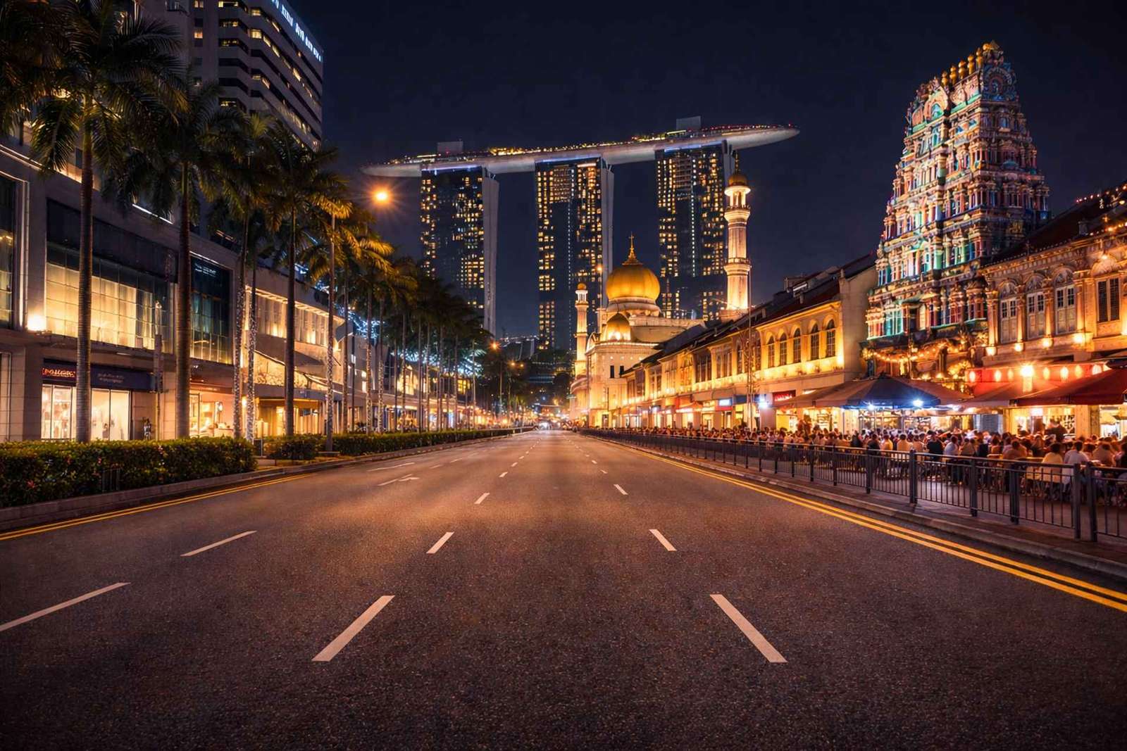 Singapura: tour noturno com cruzeiro pelo rio, SkyPark e Spectra
