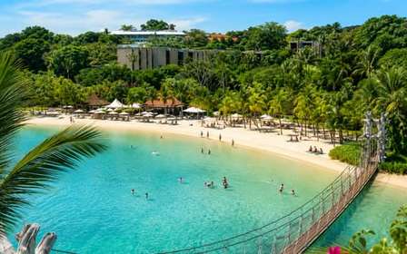 Singapura: Excursão pela Ilha de Sentosa e Ingresso para o Adventure Cove