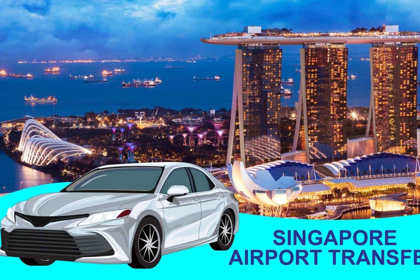 Cingapura: Traslado particular de ida e volta do aeroporto de Changi (SIN)