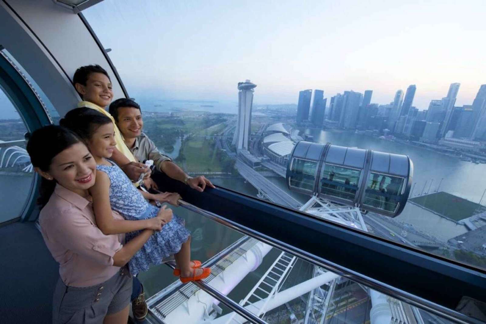 Singapura: Bilhete de admissão do Singapore Flyer