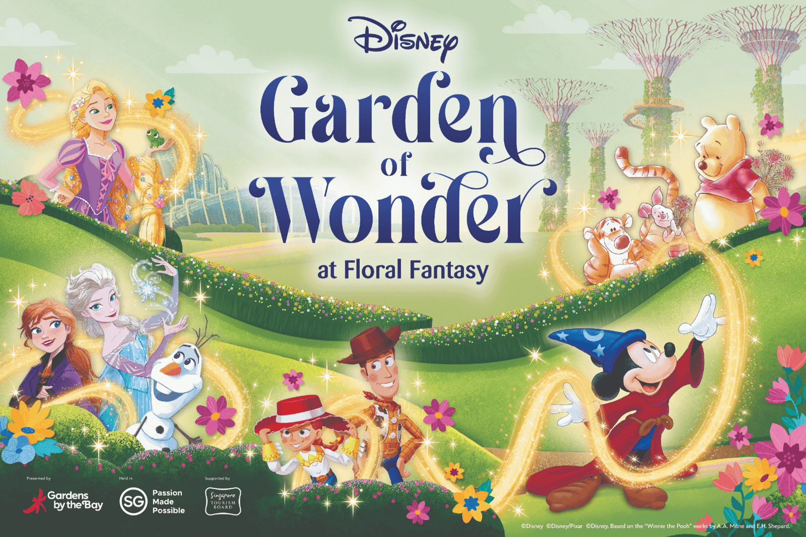 Em Singapura: Disney Garden of Wonder no Floral Fantasy