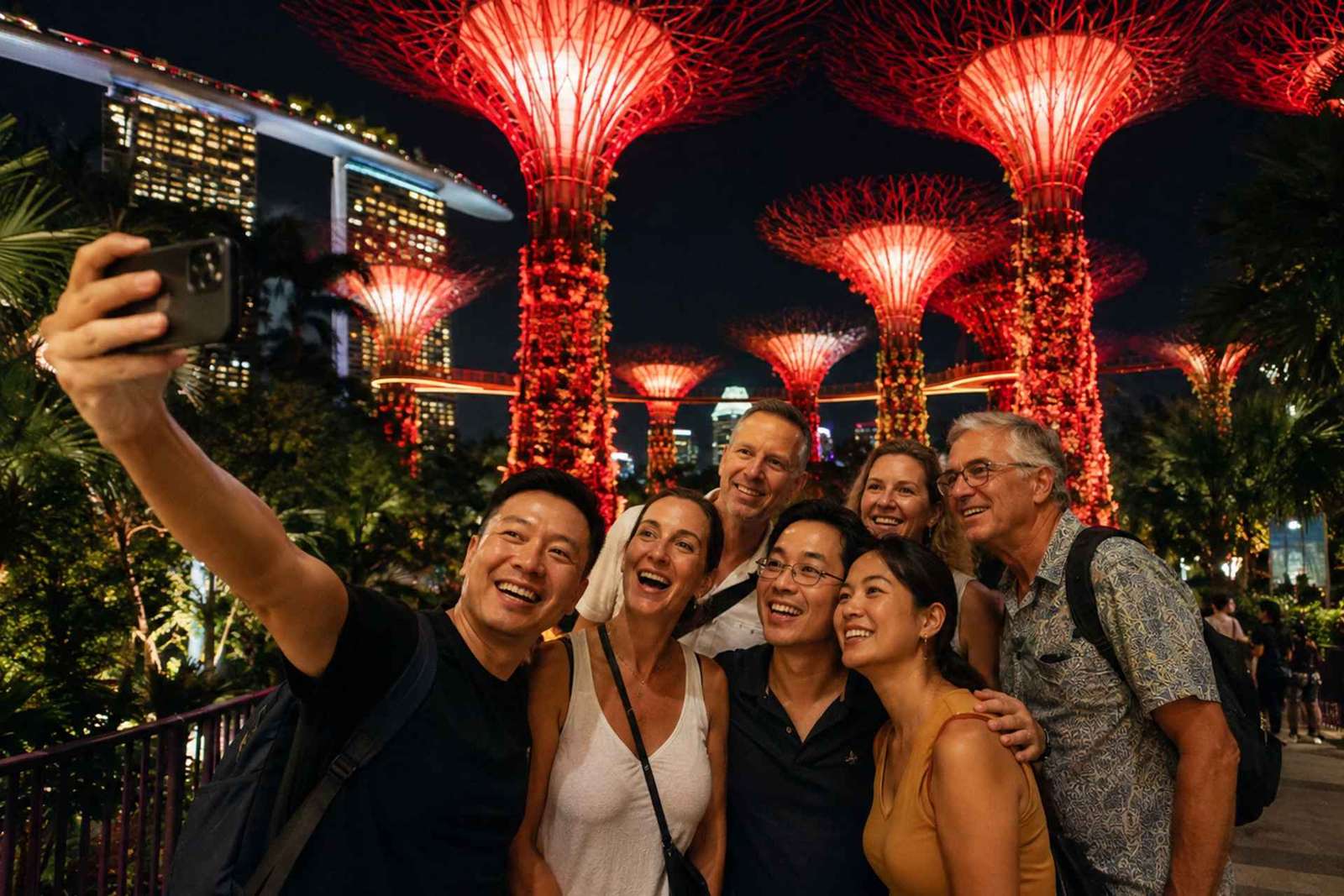 Singapura: Excursão Noturna Guiada com Cruzeiro Fluvial e Espetáculo de Luzes