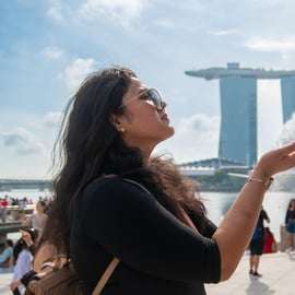 Cingapura: Sessão fotográfica profissional no Merlion Park