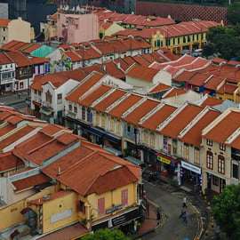 Singapura: visita a um conjunto habitacional com recolha