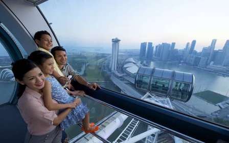 Singapura: Bilhete de admissão do Singapore Flyer