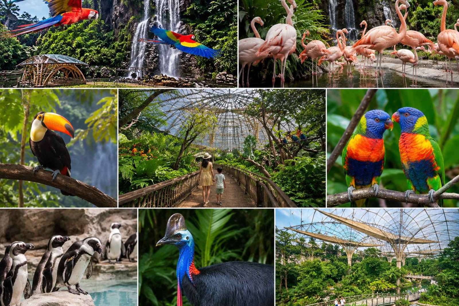 Ingresso de entrada para o Bird Paradise com traslado do hotel