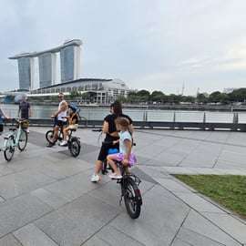 Rio Singapura e Marina da Baía | Excursão de Bicicleta de 2 Horas