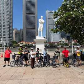 Destaques da Cidade de Singapura: Excursão de Bicicleta (Passeio Histórico de 4 Horas)