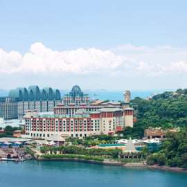Singapura: Passe para o teleférico de Sentosa