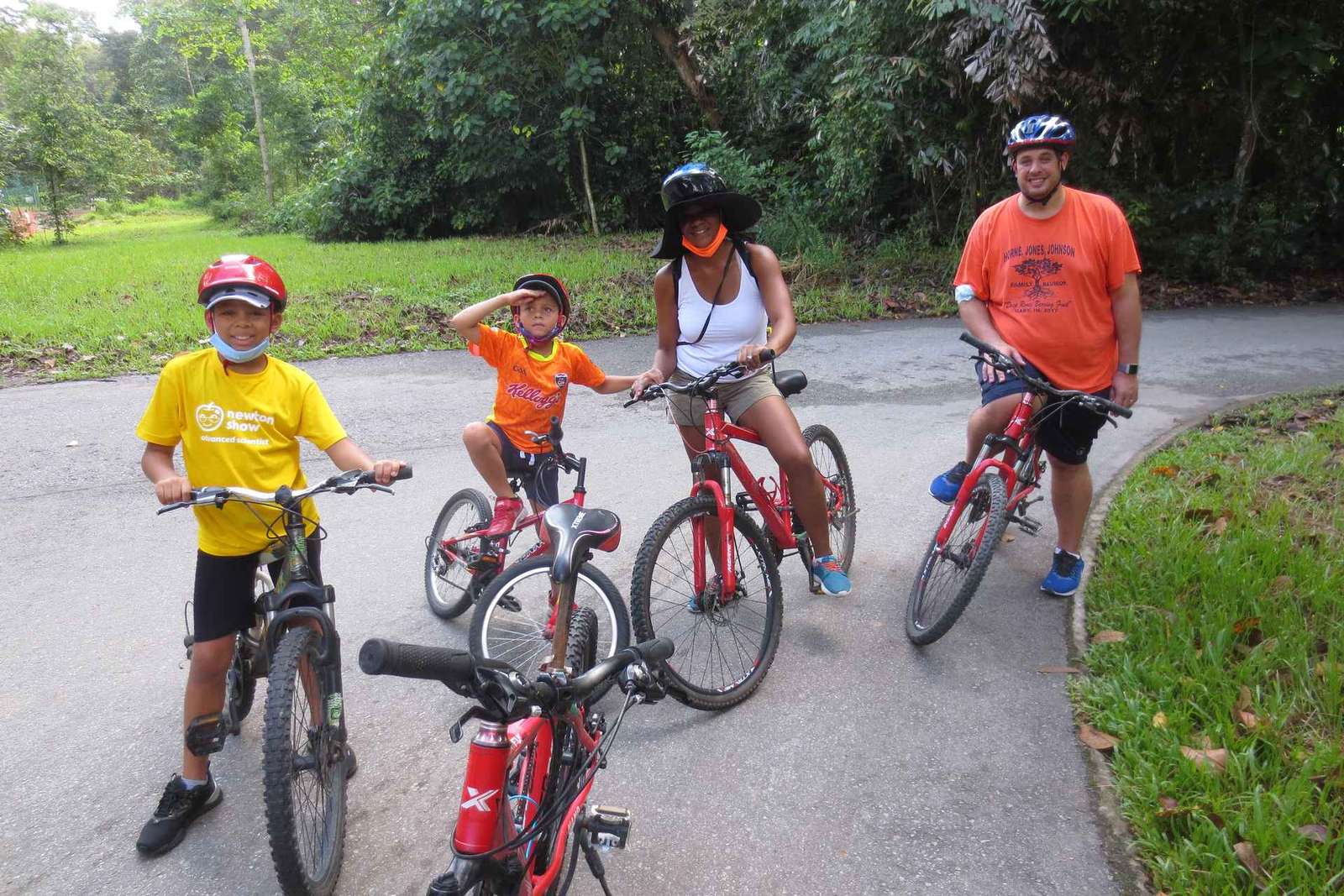 Aventura na trilha de bicicleta de Ubin