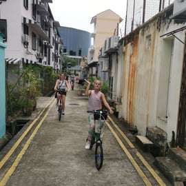 Singapura: Tour gastronómico e de bicicleta: Distrito de Katong