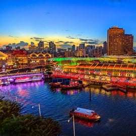 Singapura: Passeio turístico noturno pela cidade com cruzeiro guiado pelo rio