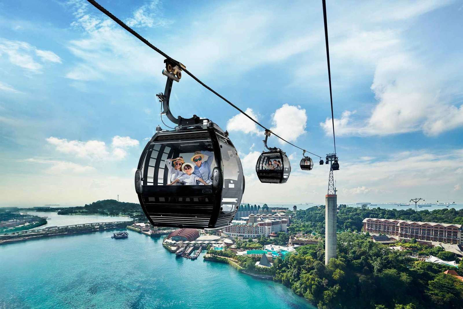 Cingapura: bilhete Sky Pass para o teleférico de Sentosa