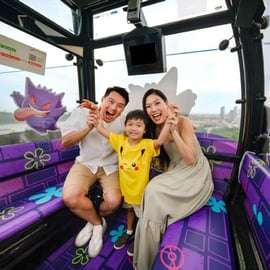 Singapura: Bilhete de ida e volta para o bondinho