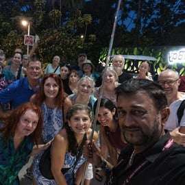 Noite estrelada de Singapura: Cruise, Garden Rhapsody e Spectra