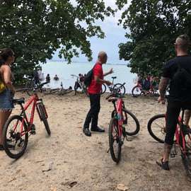 Aventura na trilha de bicicleta de Ubin