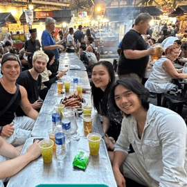 Tour noturno urbano exclusivo: comida de rua ao pôr do sol em Singapura