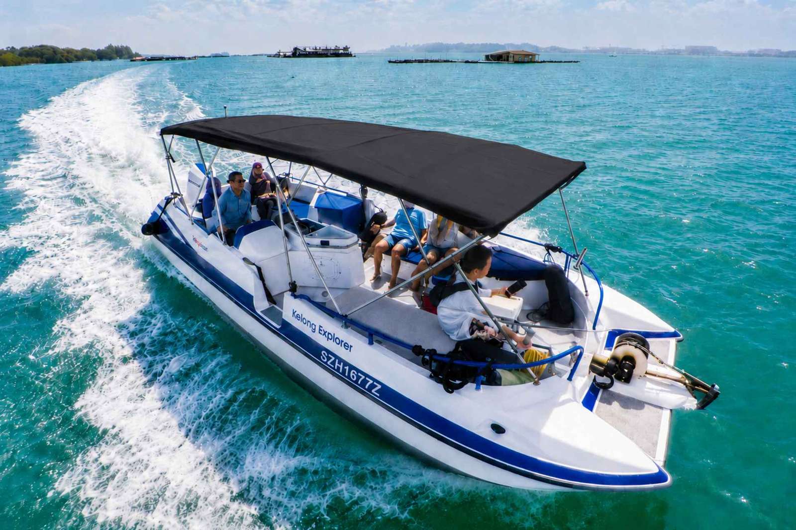 Cingapura: passeio de barco guiado e visita à fazenda de peixes Kelong