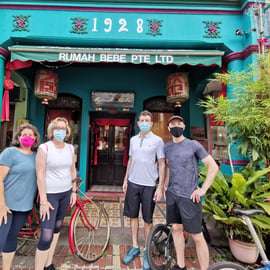 Singapura: Tour gastronómico e de bicicleta: Distrito de Katong